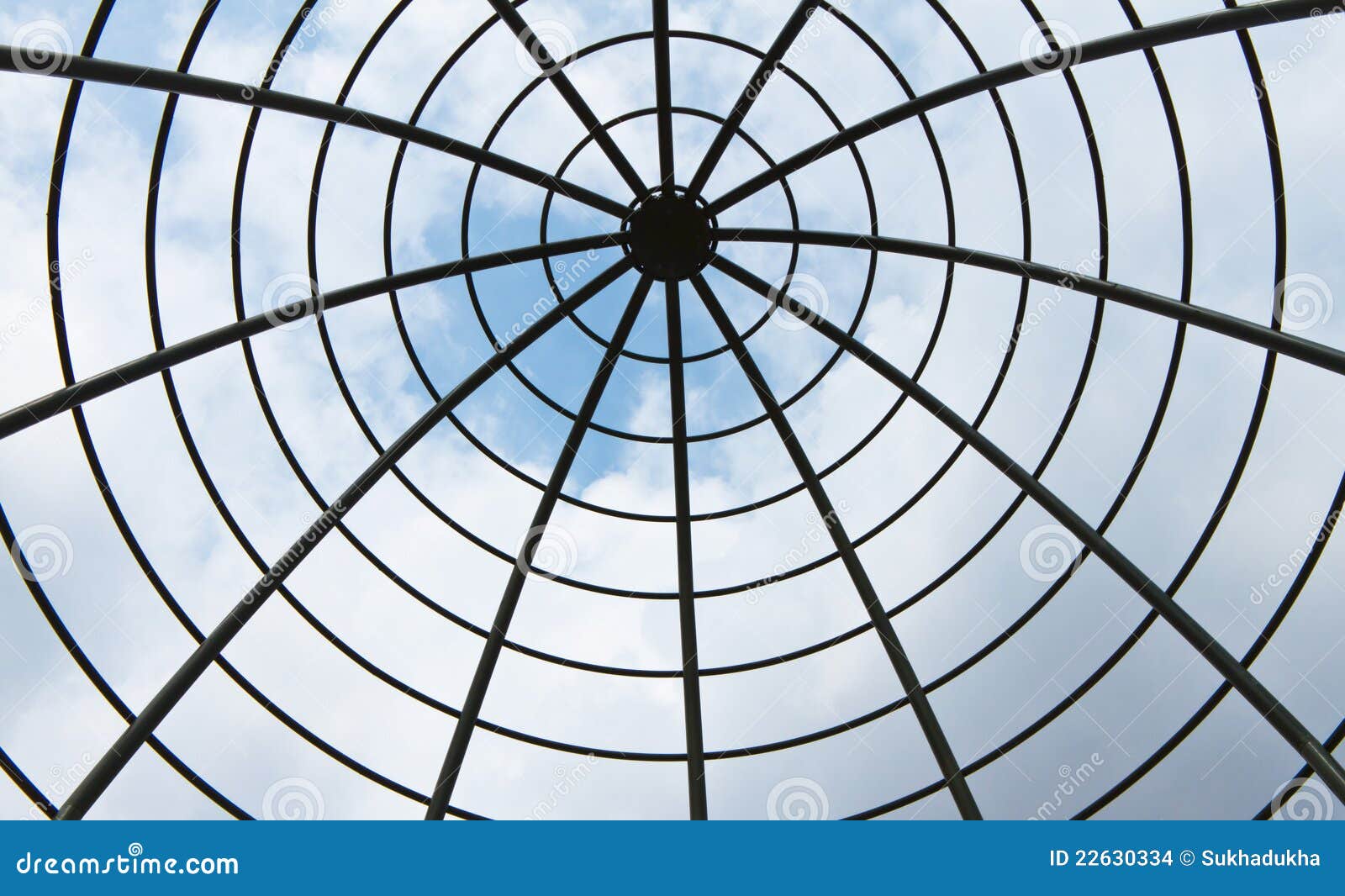Steel Dome Structure stock photo. Image of roof, modern 22630334