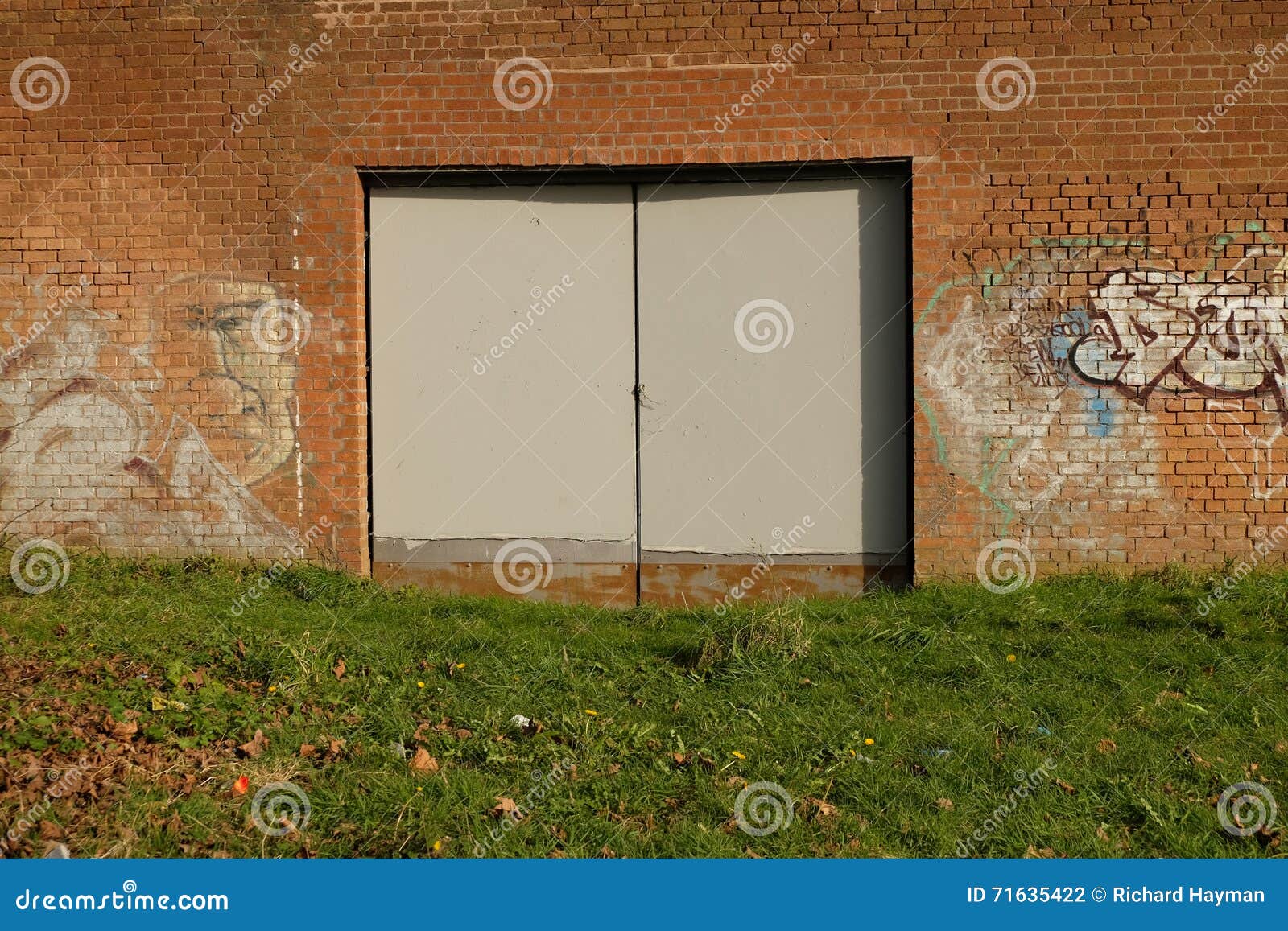 Steel Doors Background Garage Metal Gate Stripped Texture Stock Photography