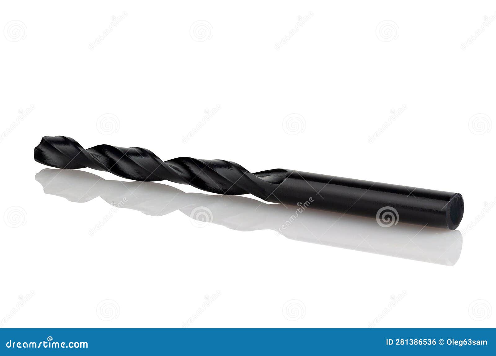 Steel drill bit for metal stock photo. Image of metallic 281386536