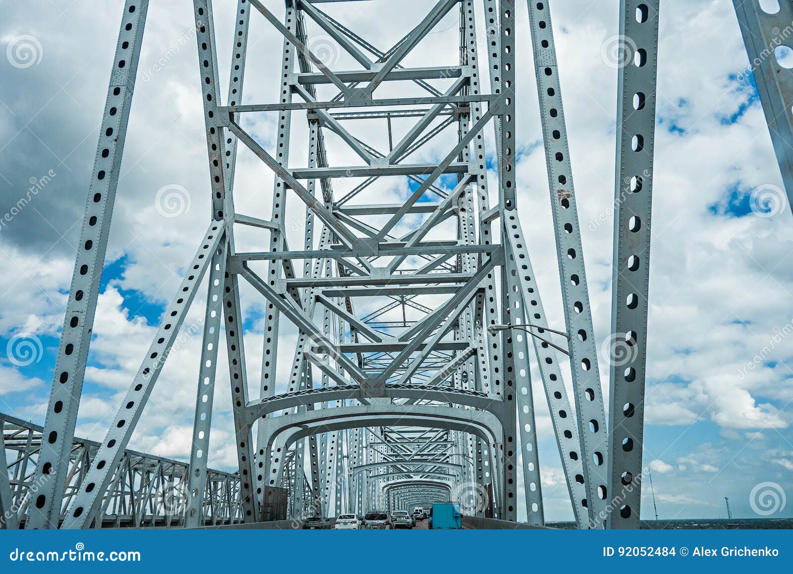 Steel Engineered Highway Bridge Structure Stock Photo Image of steel