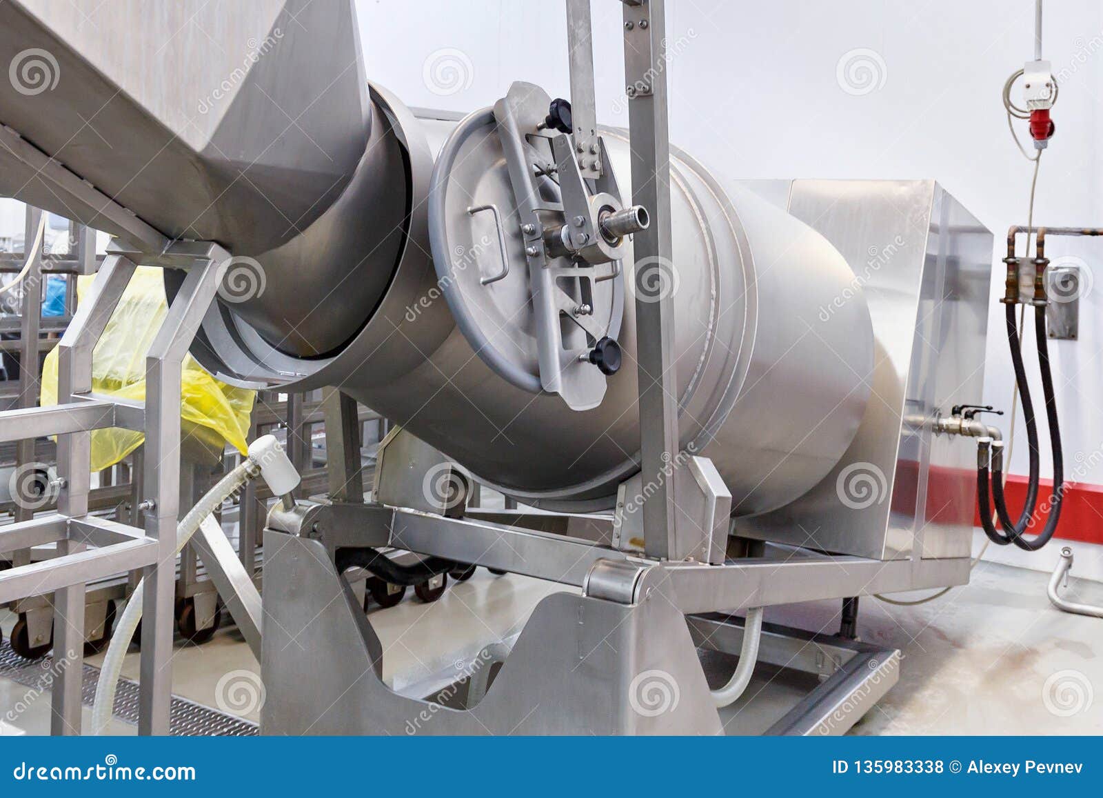 Equipment in the Meat Plant Stock Photo Image of butchery, steel