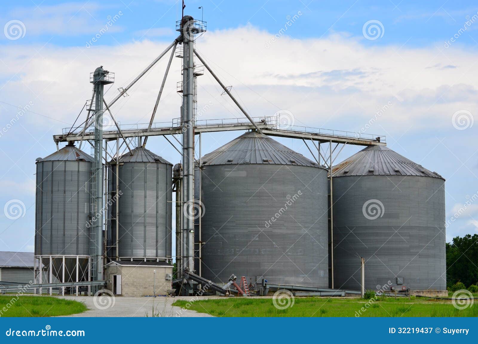 steel grain industrial silo