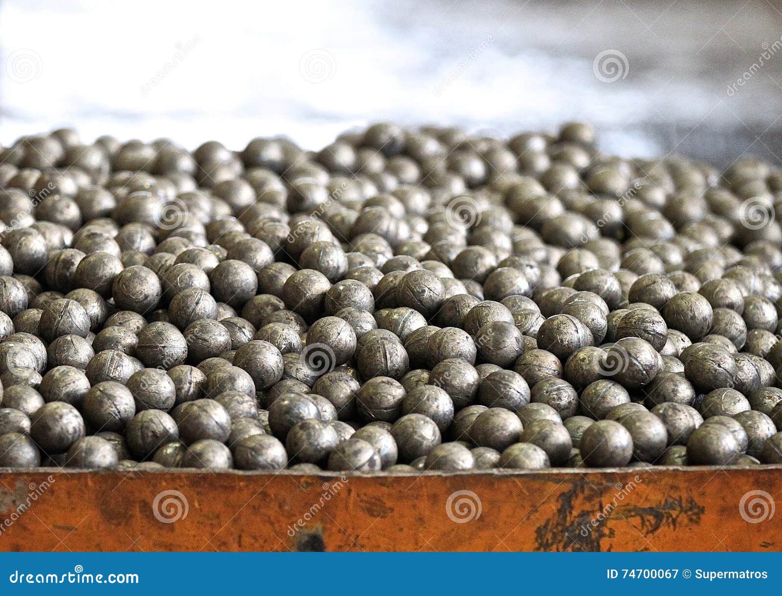Steel grinding balls stock image. Image of mining, ball 74700067