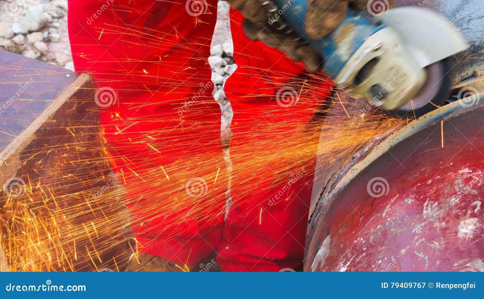 Steel grinding editorial photography. Image of sharpen 79409767