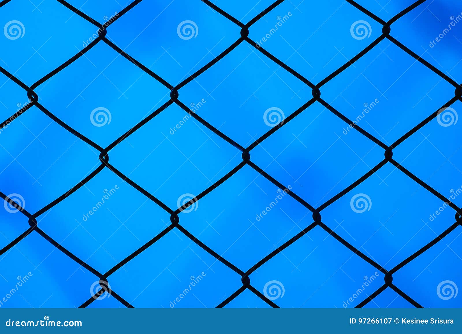 Steel mesh cage stock image. Image of cage, barbed, barrier 97266107