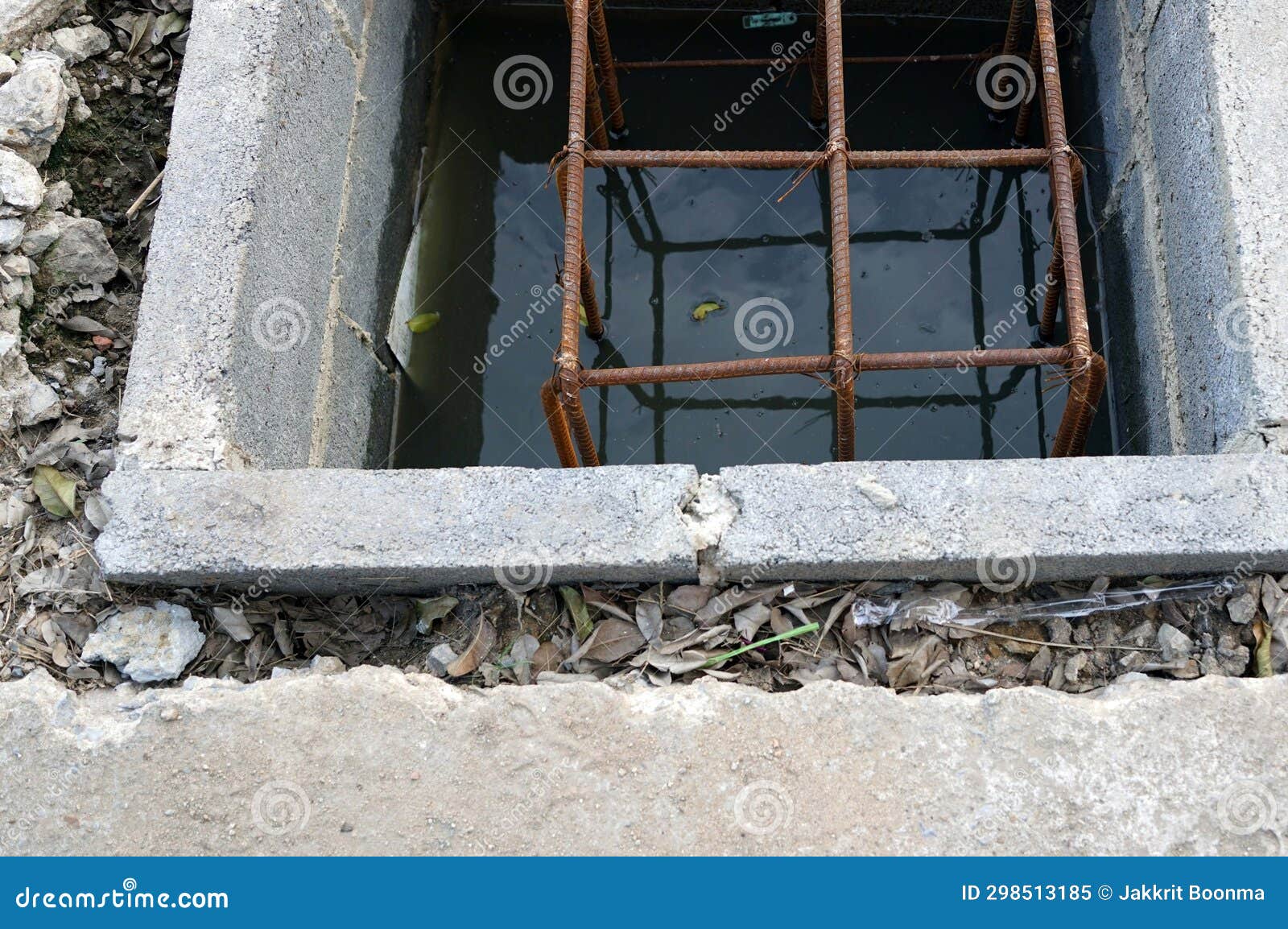 Steel Mesh for Reinforcement Concrete in Construction Site