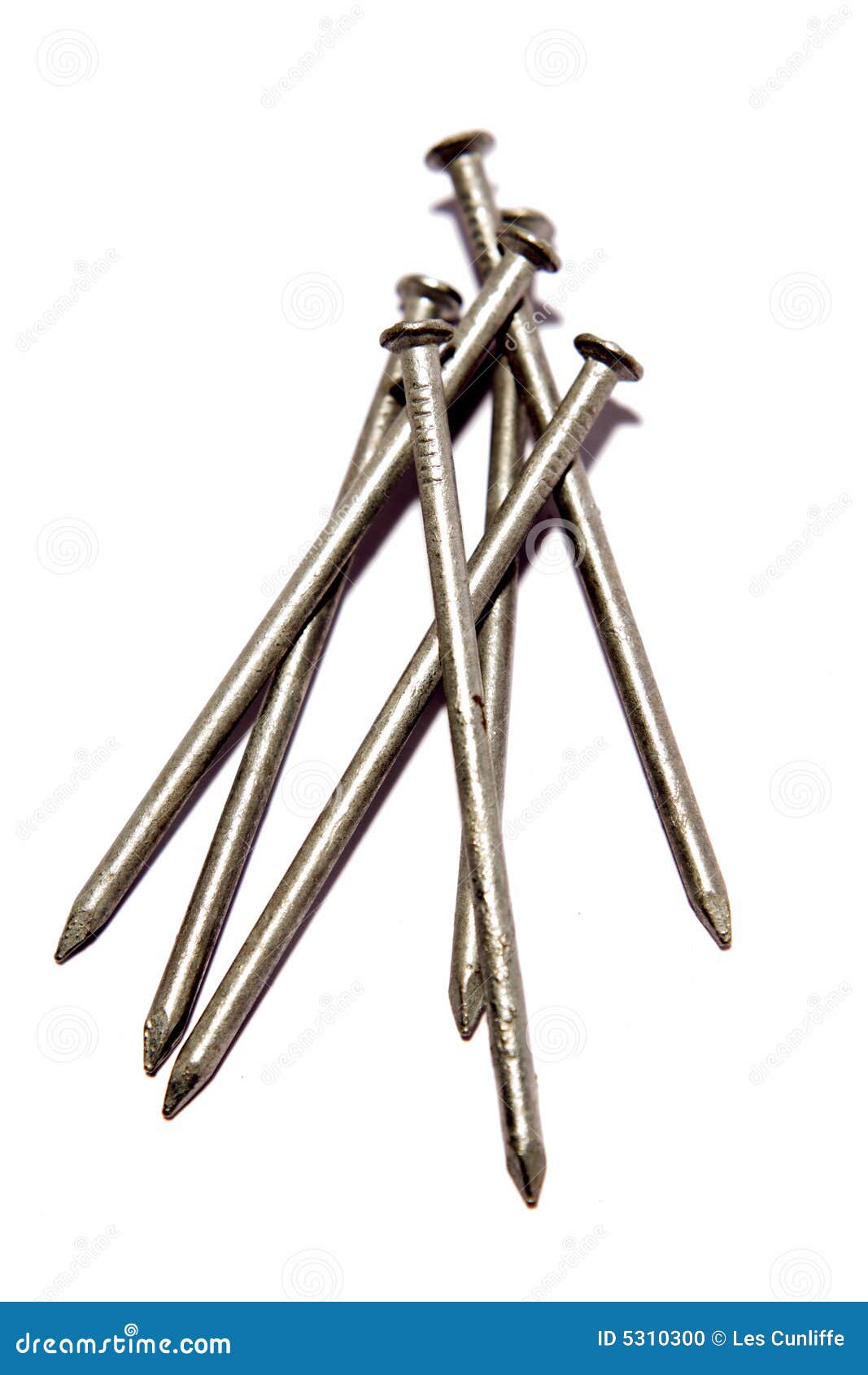 Steel nails stock photo. Image of sharp, steel, shiny 5310300