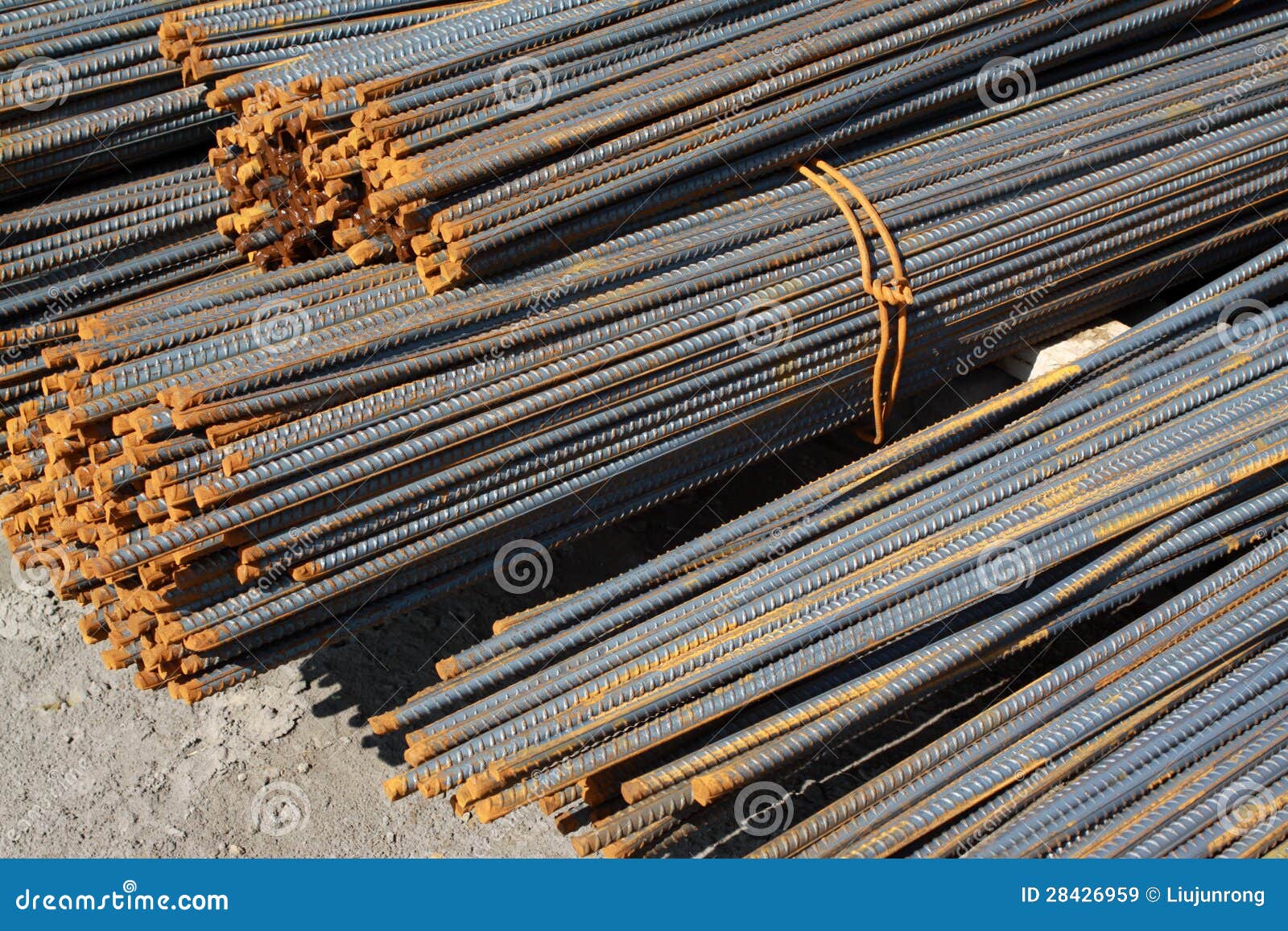 Steel Rebar In Pile Up Royalty Free Stock Images Image 28426959