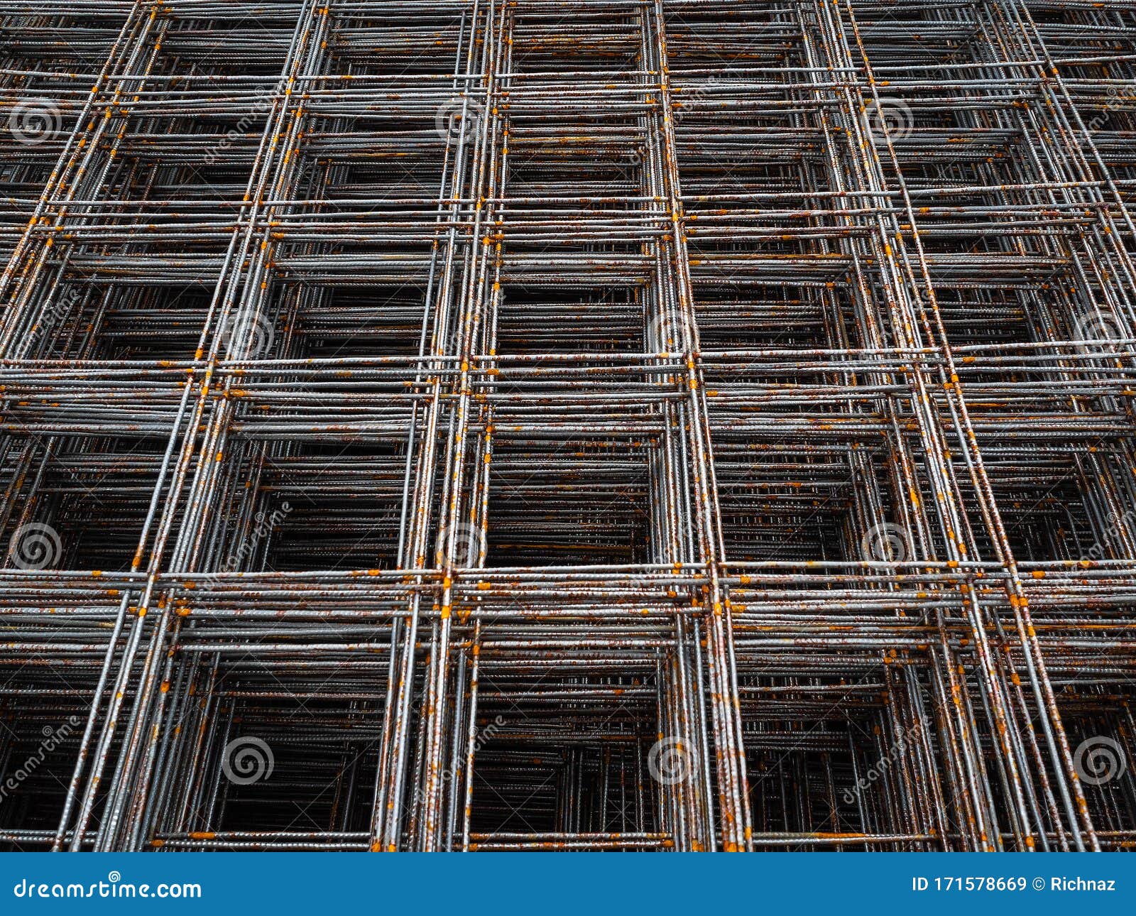 Steel Reinforcement Bars For Reinforced Concrete Structures Stock Image Image Of Plant Center 171578669