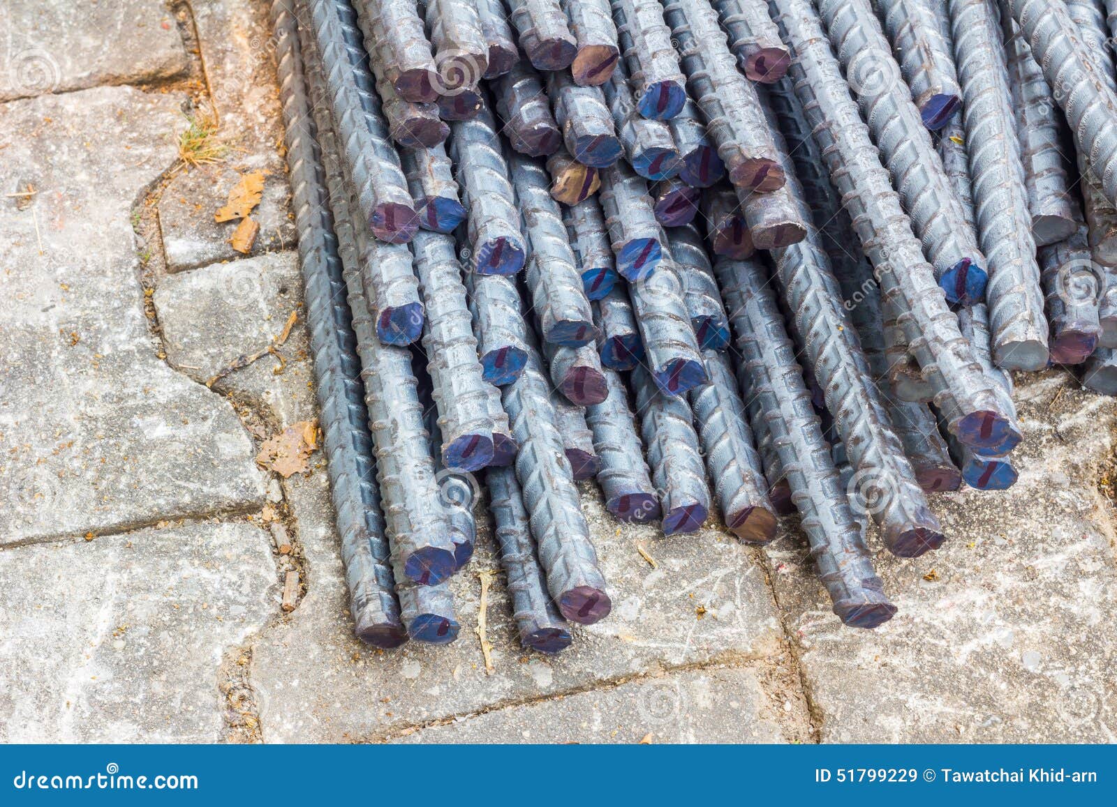 Steel Rod Bar for Construction Stock Image Image of soft, industrial