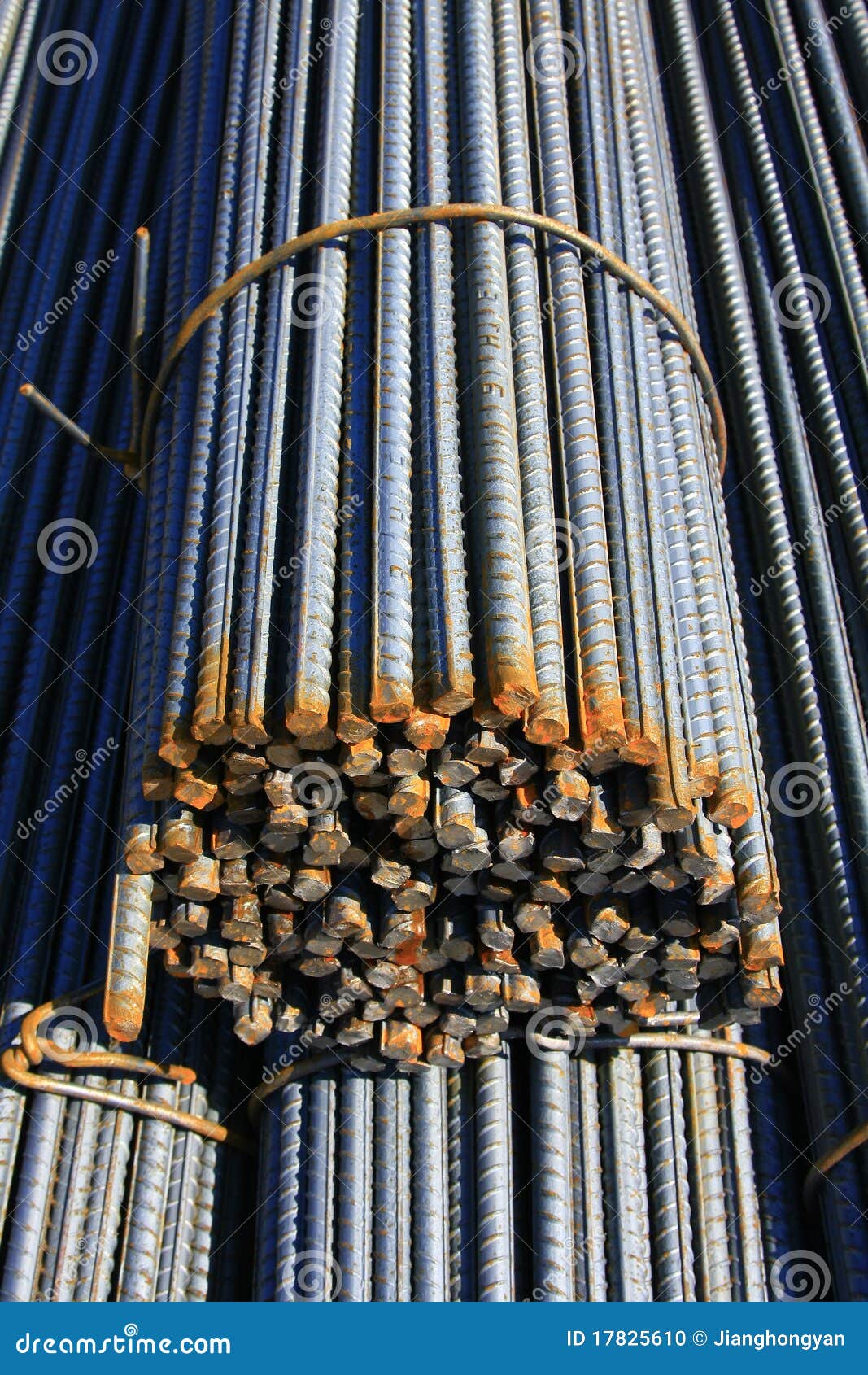 Steel rods stock photo. Image of iron, corrosion, ferro 17825610