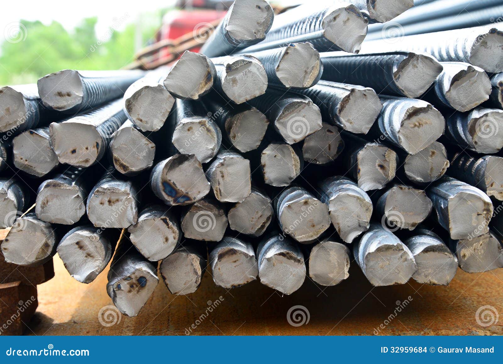 Steel rods stock photo. Image of bars, construction, beams 32959684