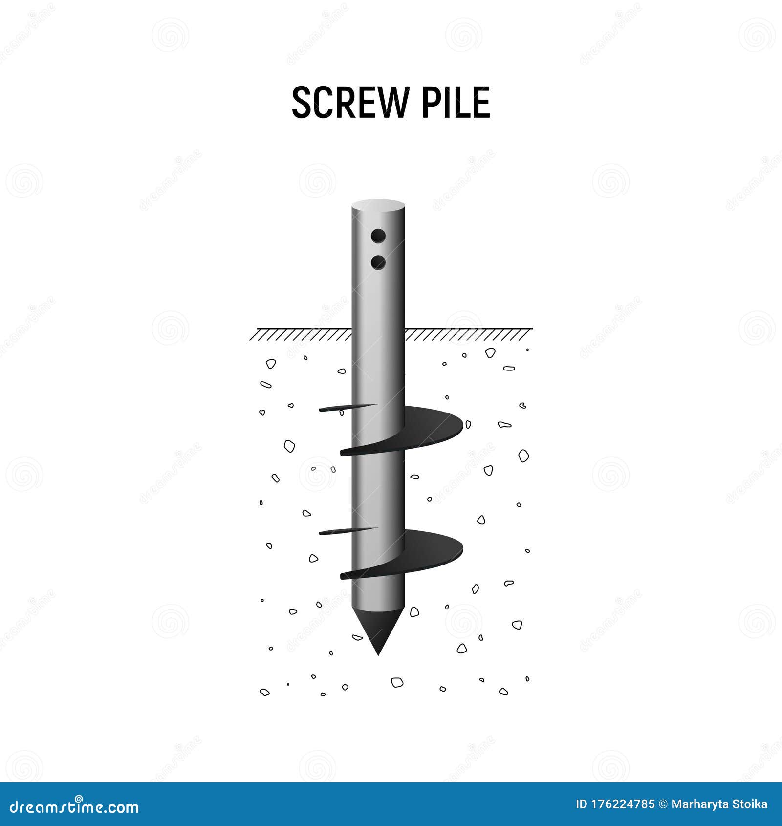 Bearing Pile & Friction Pile | Foundation | Deep foundation, Foundation,  Deep