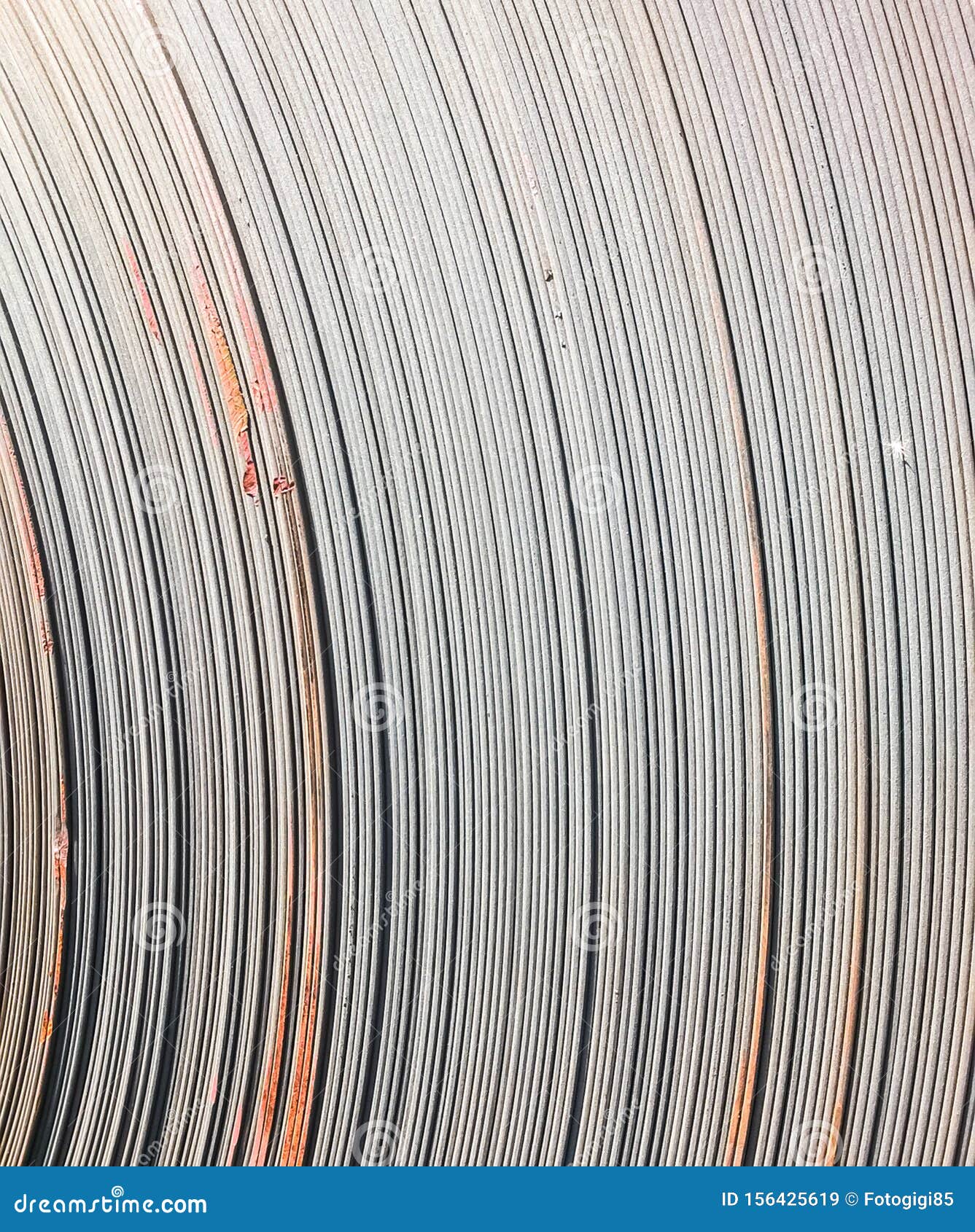 Steel Sheets Rolled Up into Rolls. Export Steel Stock Image Image of