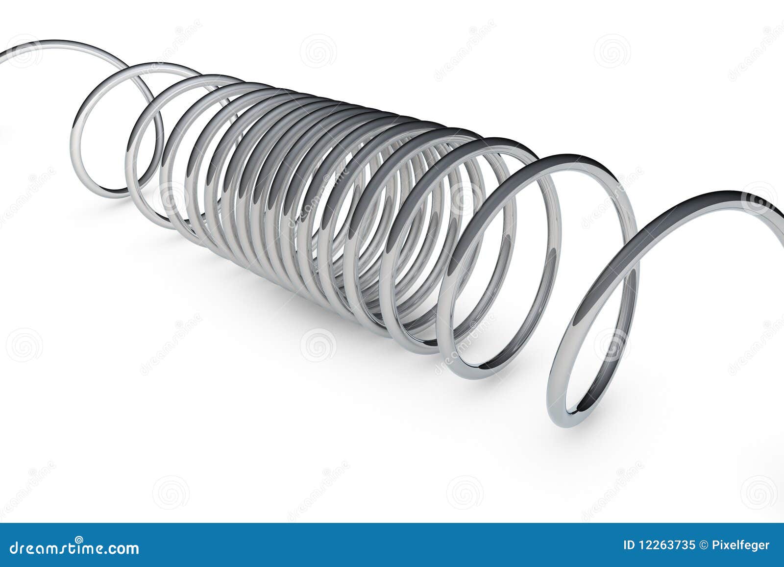 Steel Tension Springs Cartoon Vector 76727977