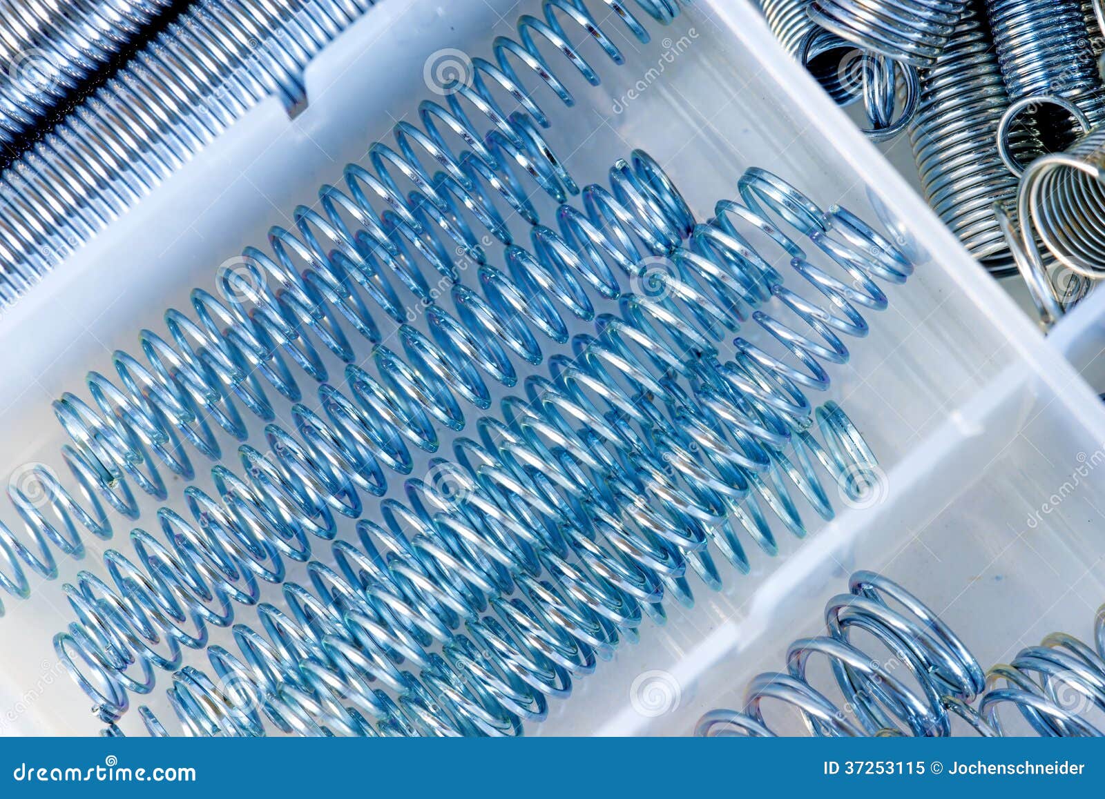 Steel springs stock image. Image of product, closeup 37253115