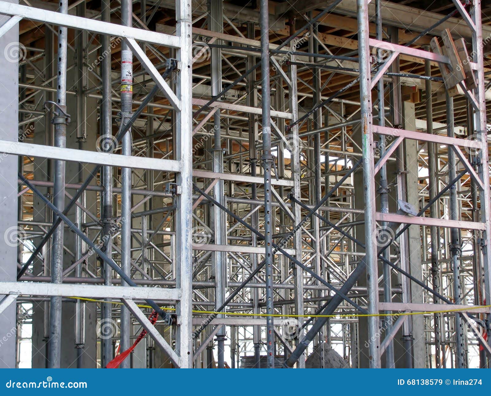 Steel Studs Used in the Construction Stock Image Image of industry, steel 68138579