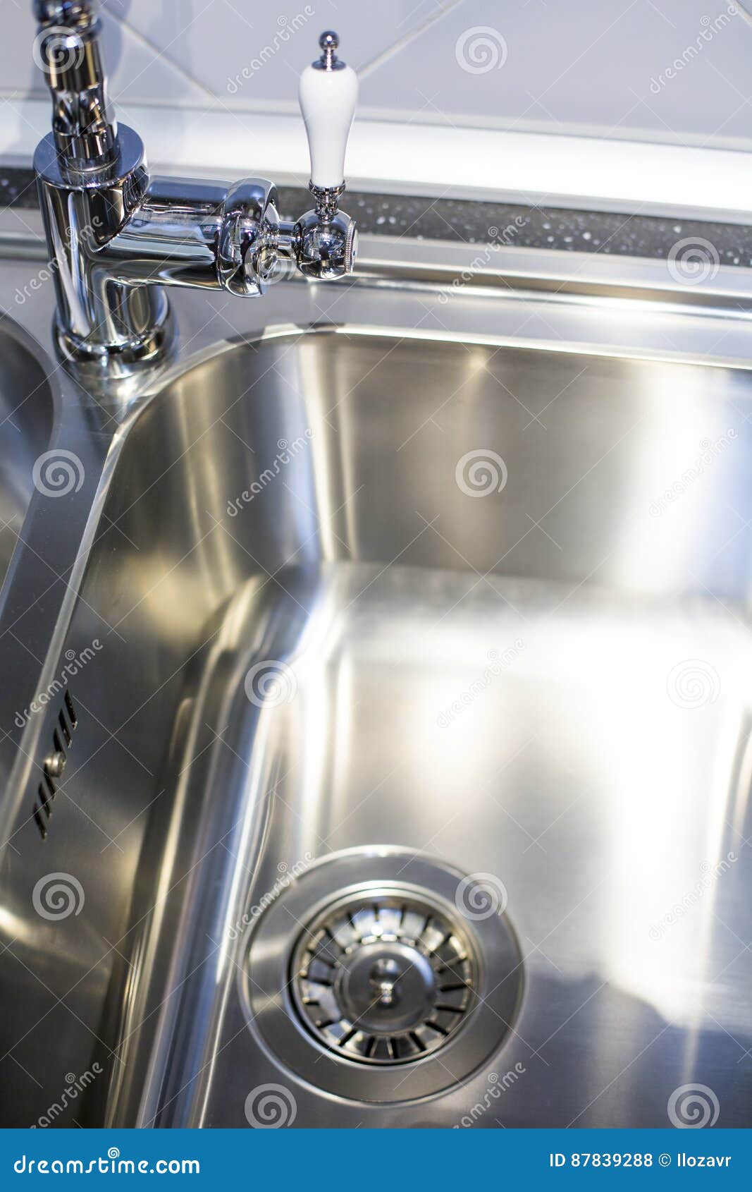 Steel Taps for the Bathroom Stock Photo Image of domestic, faucet
