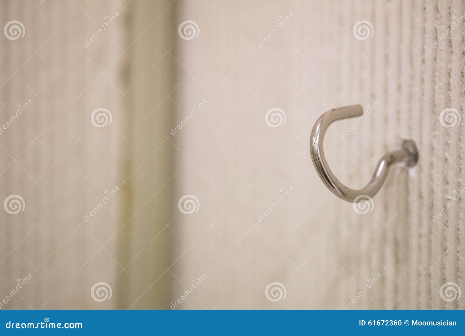 Steel Wall Hanger. stock photo. Image of metal, hanger 61672360