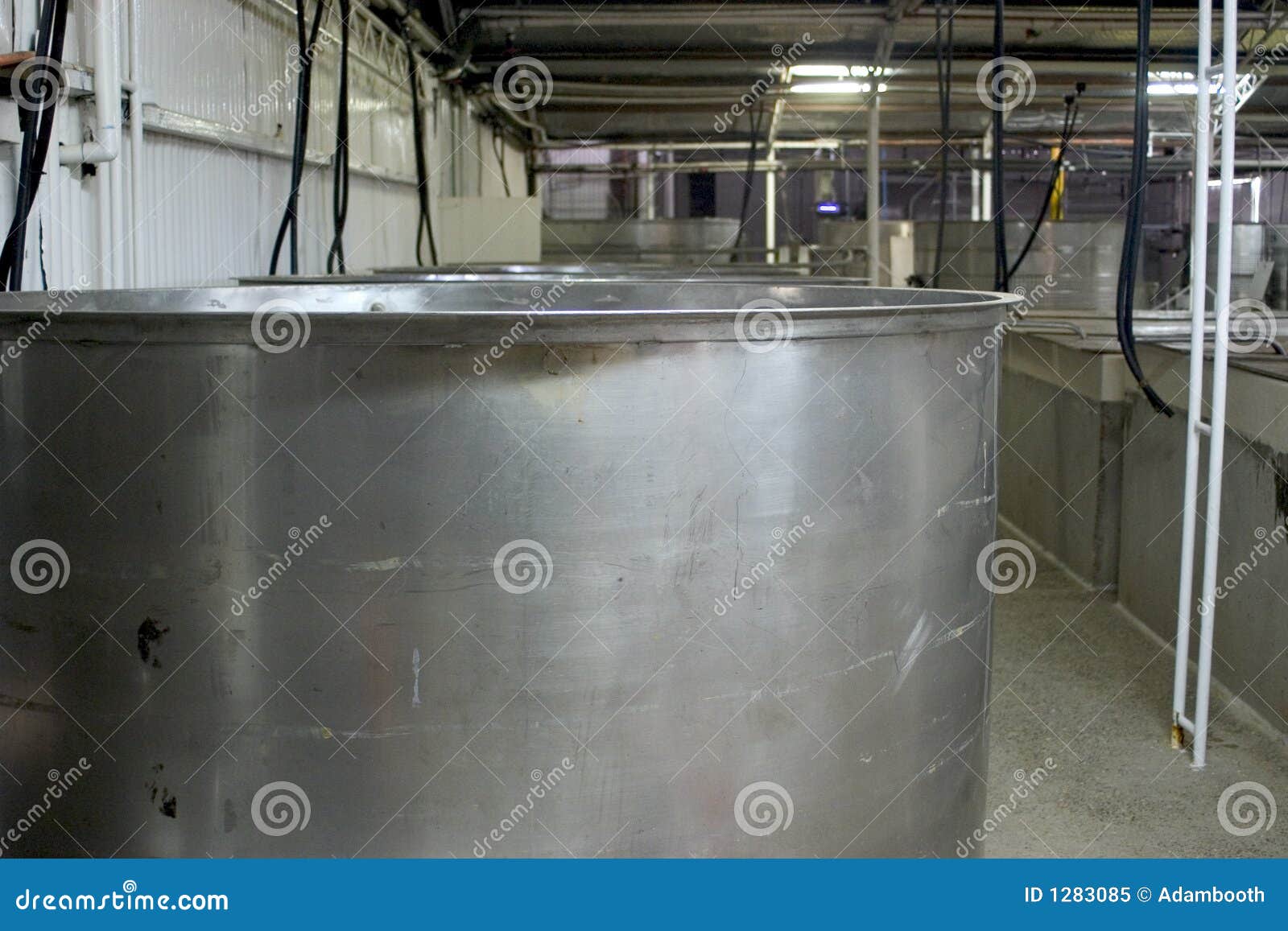 Steel Wine Vat stock image. Image of wine, store, barrel 1283085