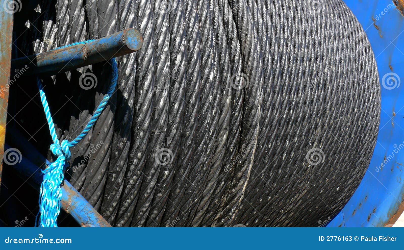 Steel Wire Rope stock image. Image of rope, heavy, metallic 2776163