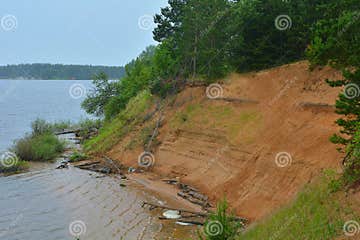 Steep Bank Of The River Stock Image Image Of Beauty 135084623