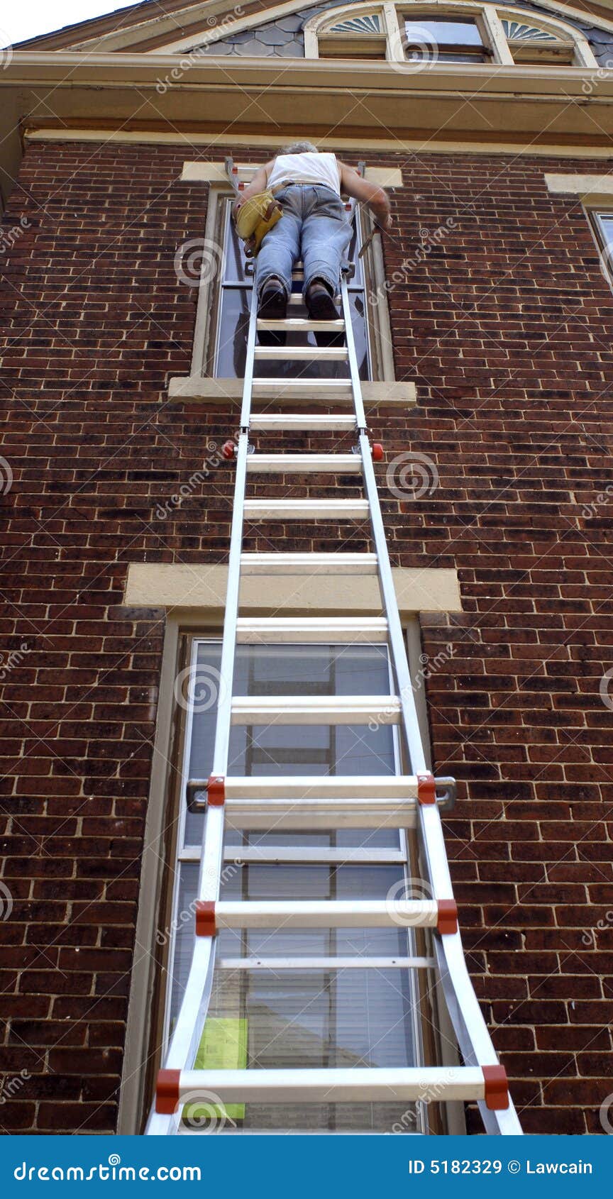 steep ladder work