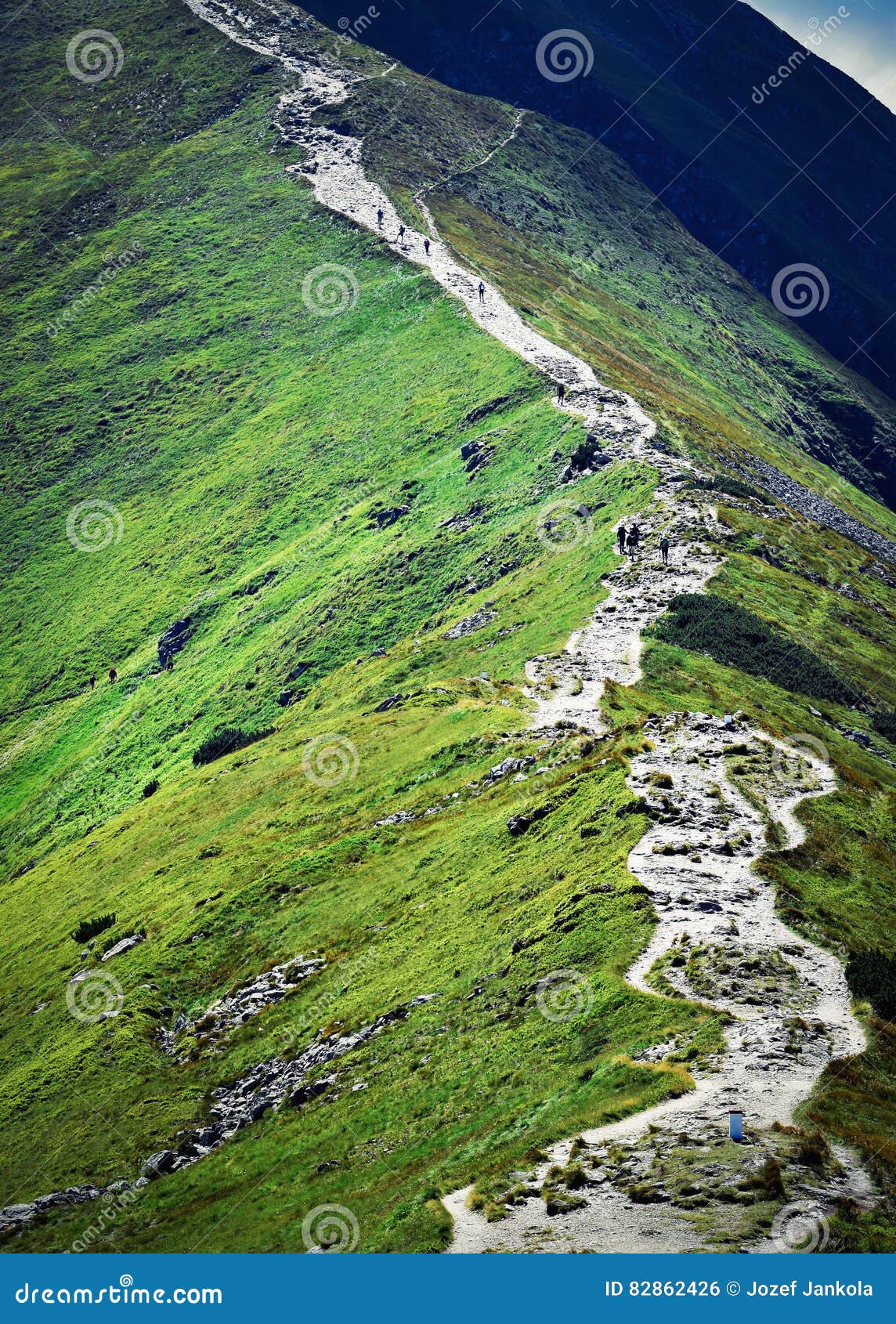 pilgrim path along steep steps to the … – License image – 70057520 ❘  lookphotos