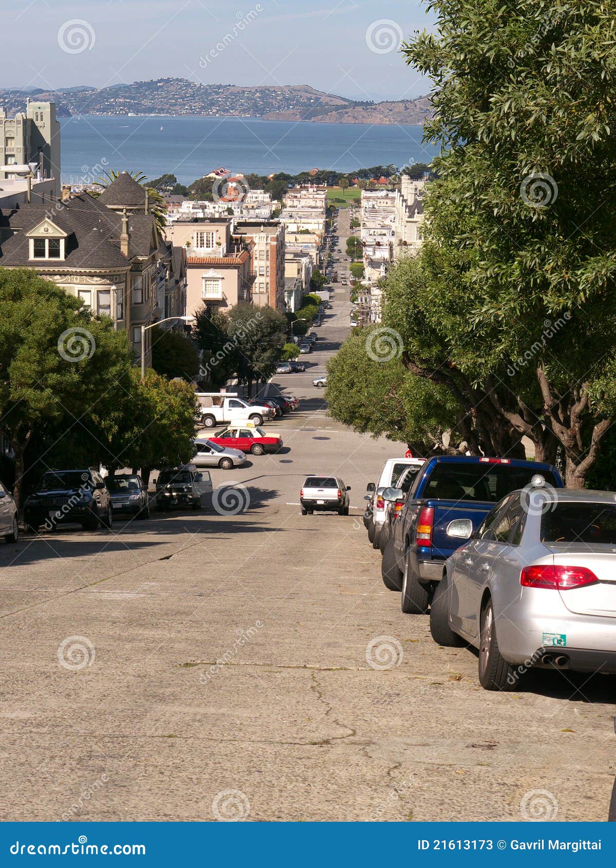 steep street in san francisco