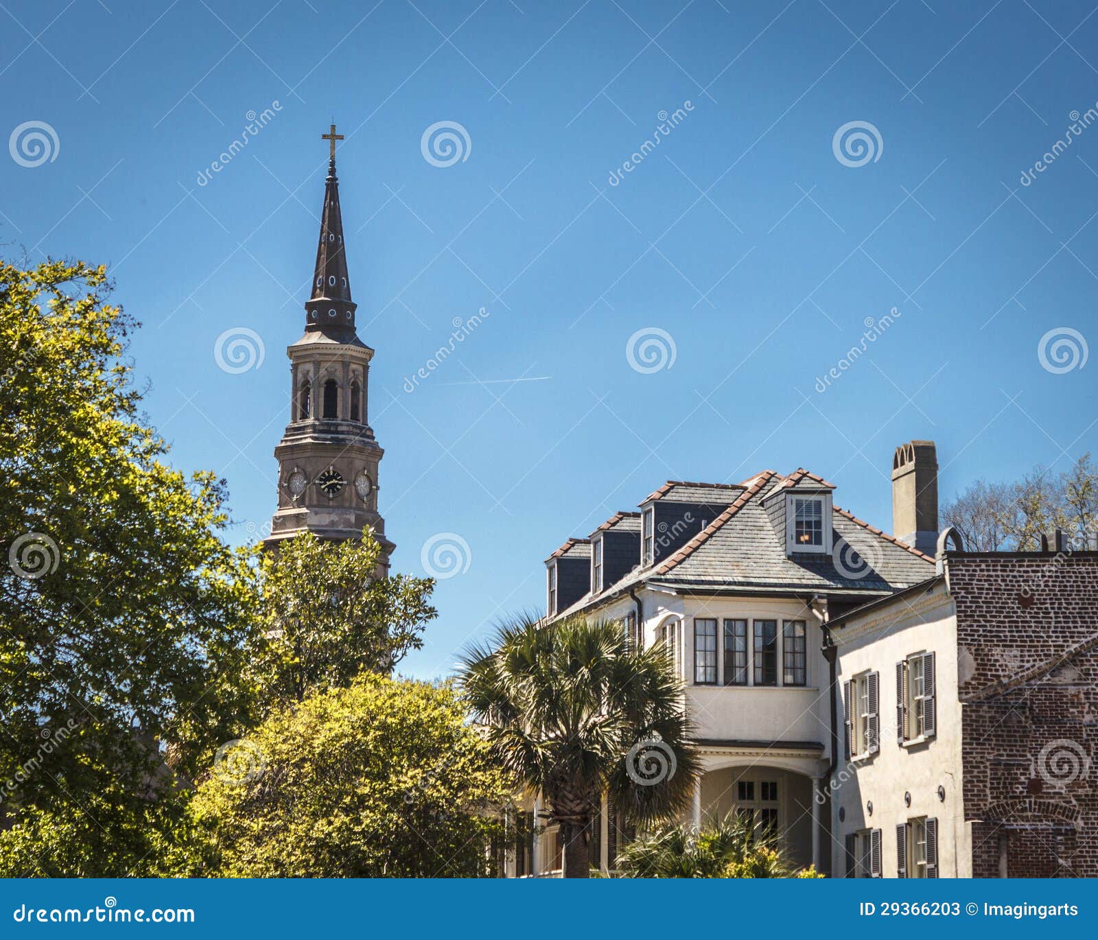 steeple against the sky