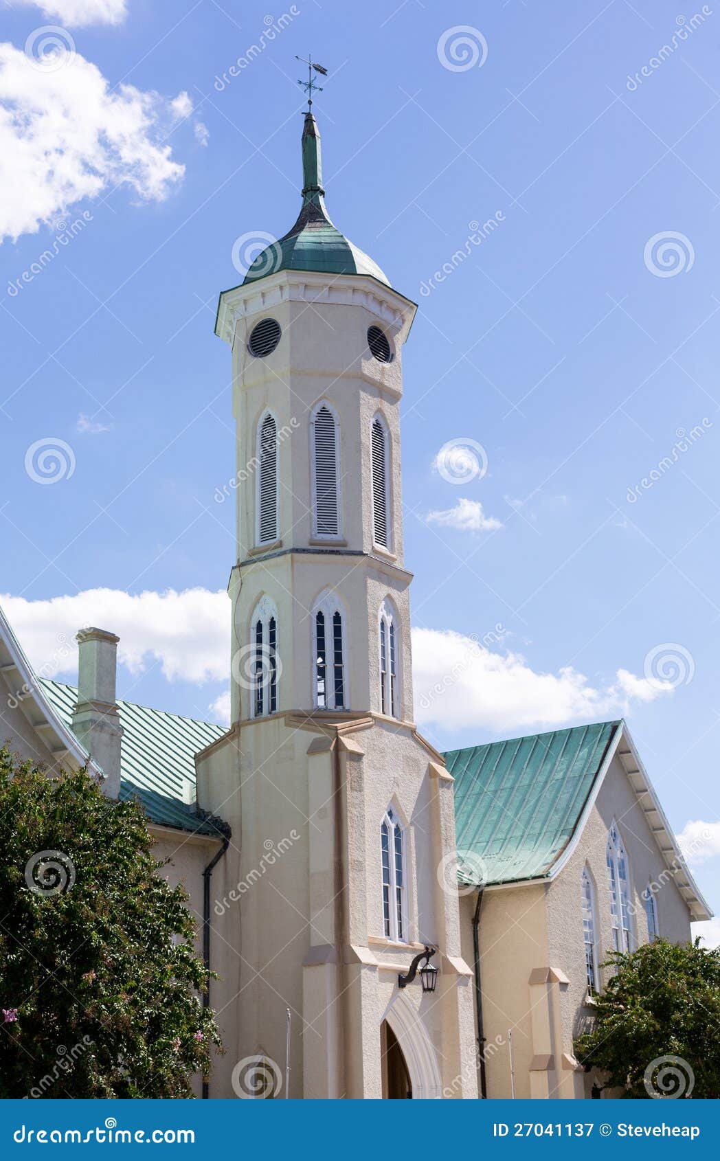 Steeple of Fredericksburg County Courthouse Stock Image Image of