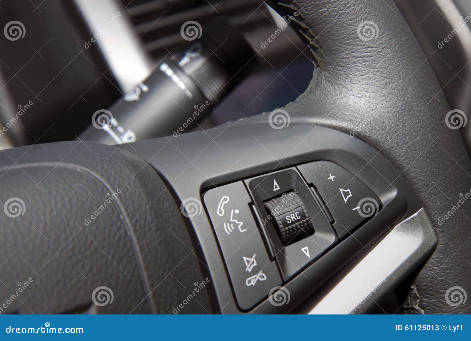 Steering wheel stock image. Image of wheel, modern, hand 61125013