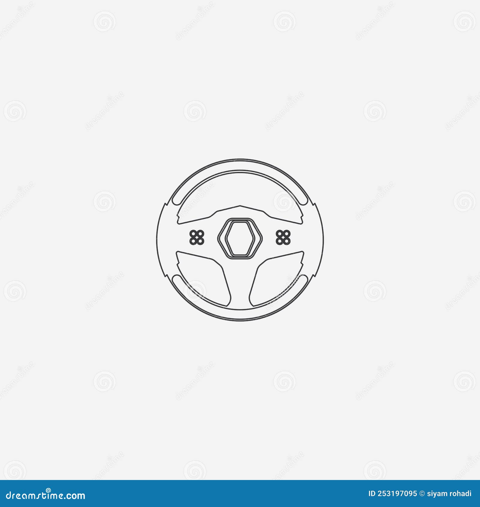 Steering Wheel Vector Illustration Stock Vector Illustration of