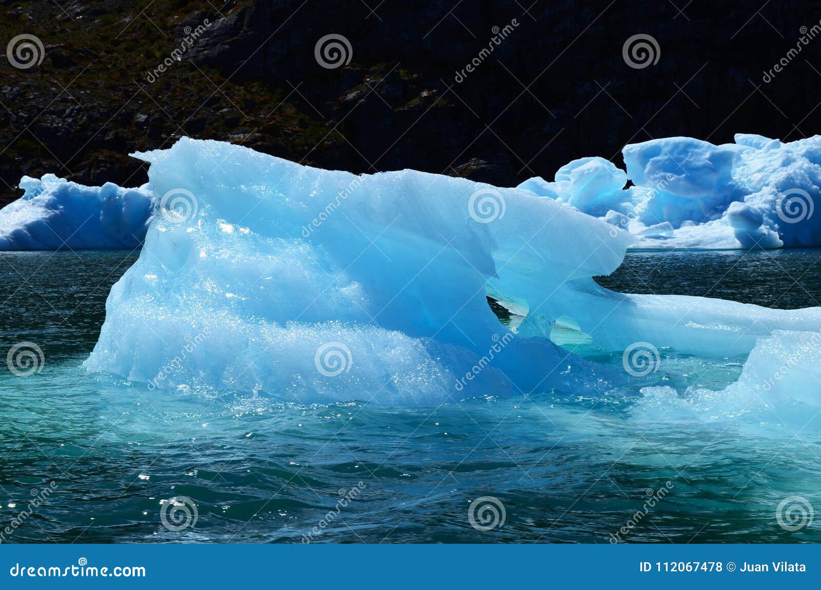 steffen glacier in campo de hielo sur southern patagonian ice field, chilean patagonia