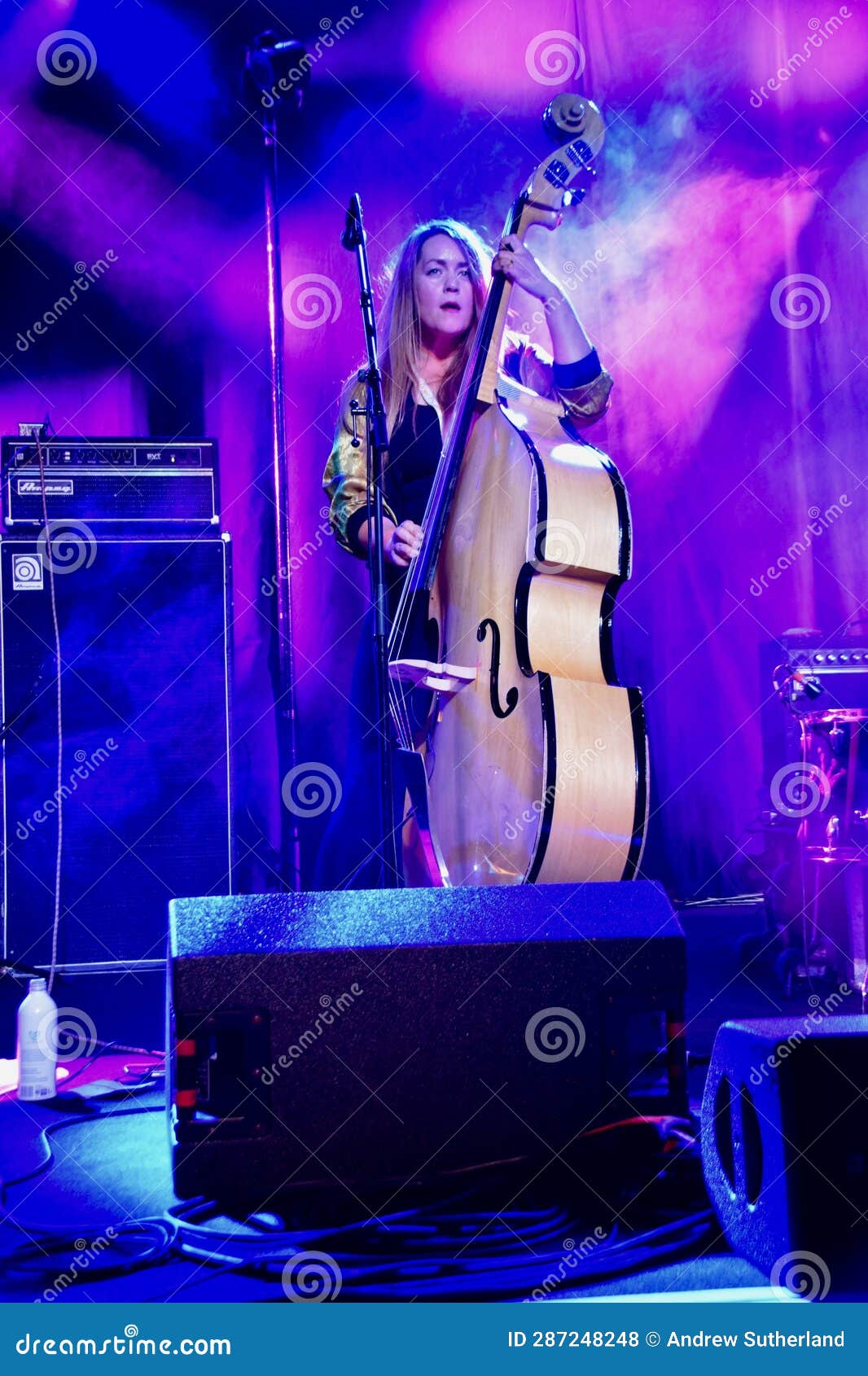 Stella Bondesson from Baskery Live on Stage at the 2023 Cambridge Folk ...