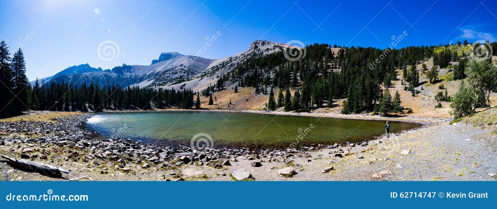 stella lake panorama in great basin national park