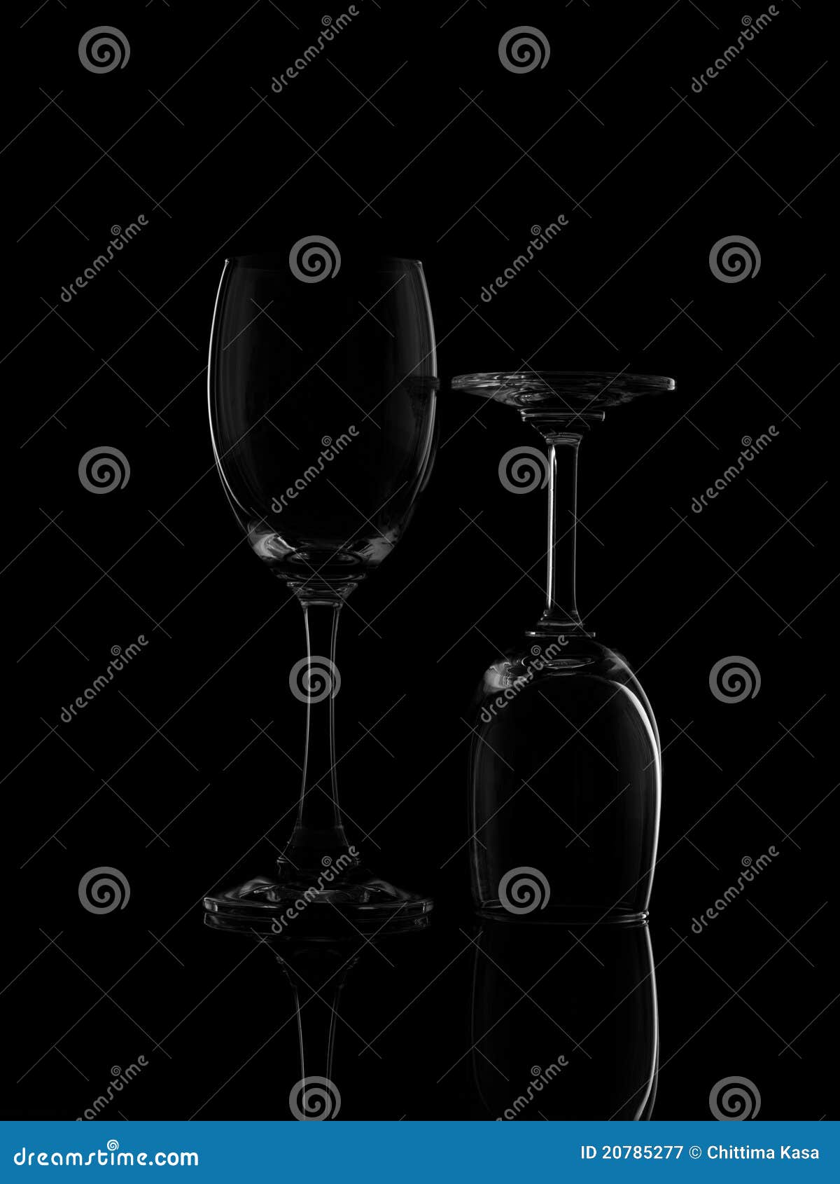 Stemmed glass stock image. Image of transparent, wineglass 20785277