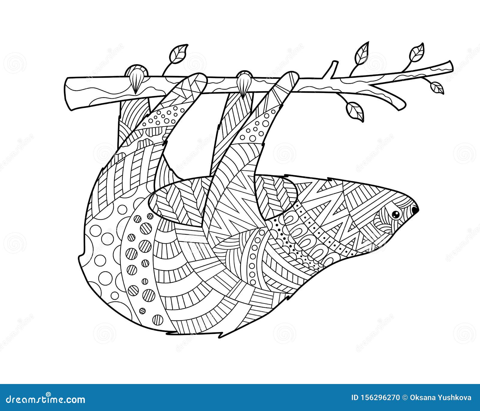 Stendardo Pendente Su Un Quaderno Di Coloranti Illustrazione di Stock -  Illustrazione di floreale, colorazione: 156296270