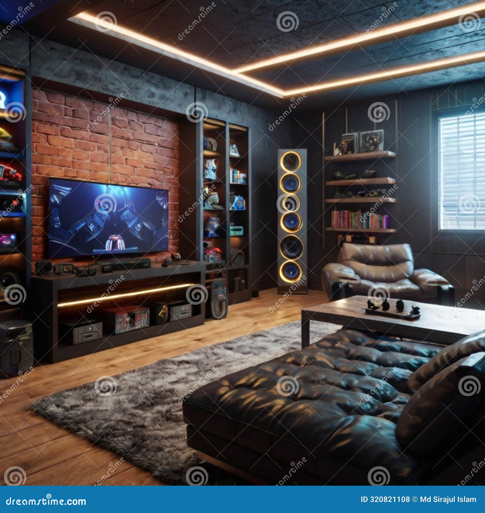 futuristic gamer's haven: a virtual reality experience