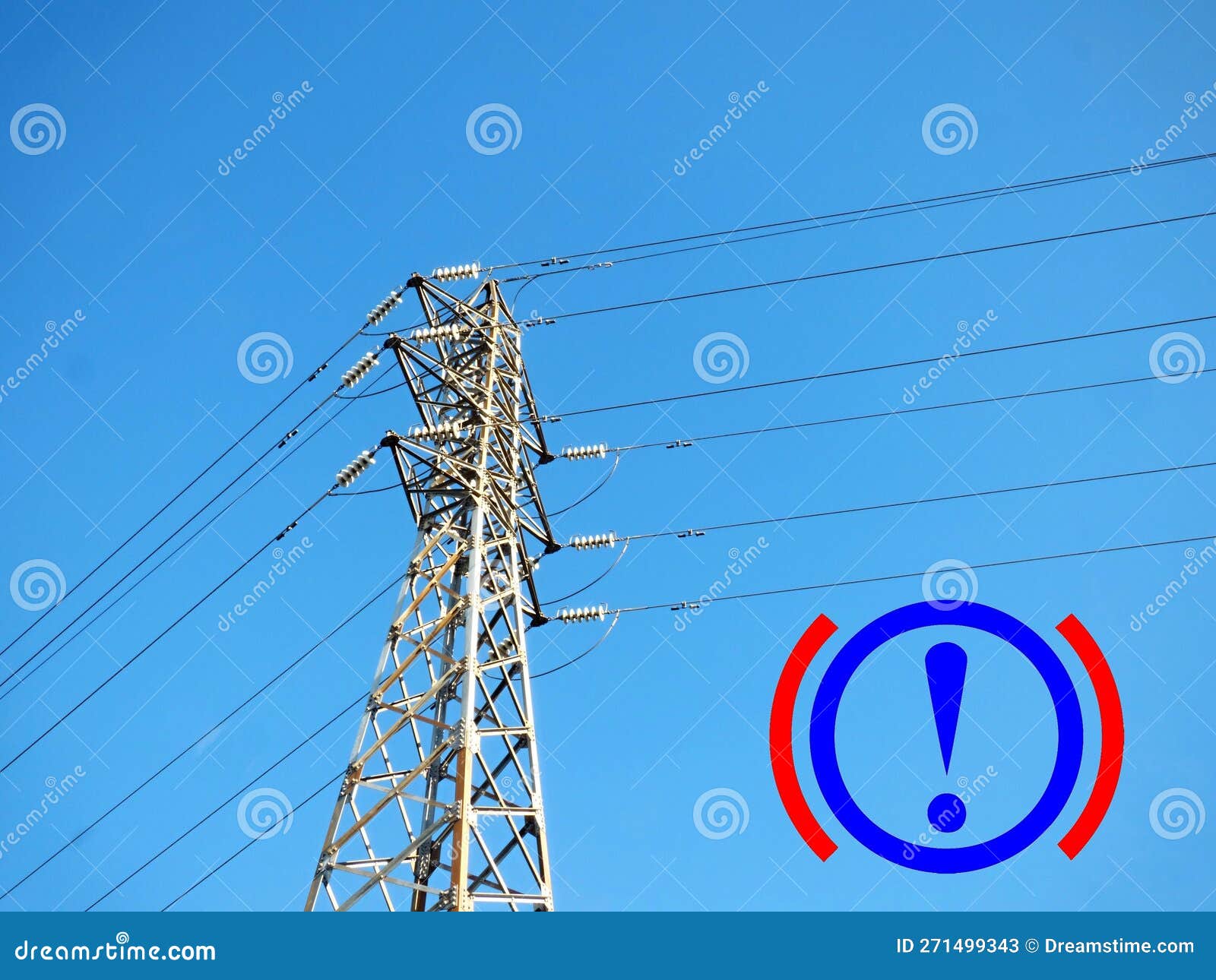 Step on the Electricity Price Brake Now and Save Money Stock Image