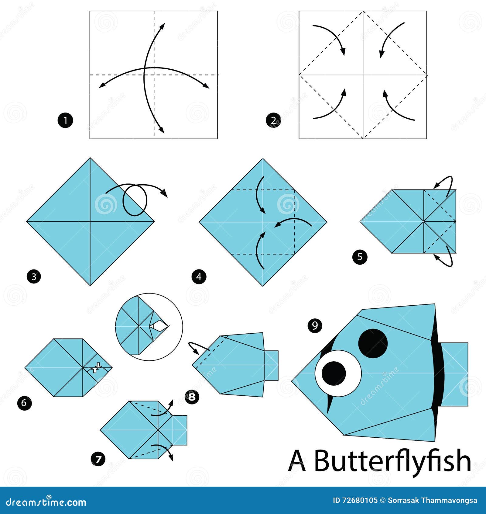 Step By Step Instructions How To Make Origami A Butterfly