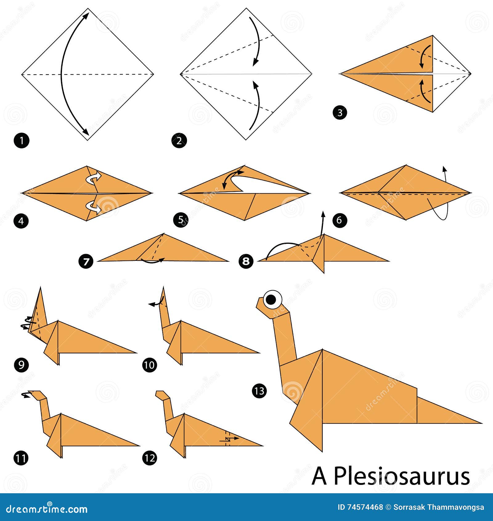 Origami Dinosaur Stock Illustrations – 291 Origami Dinosaur Stock  Illustrations, Vectors & Clipart - Dreamstime