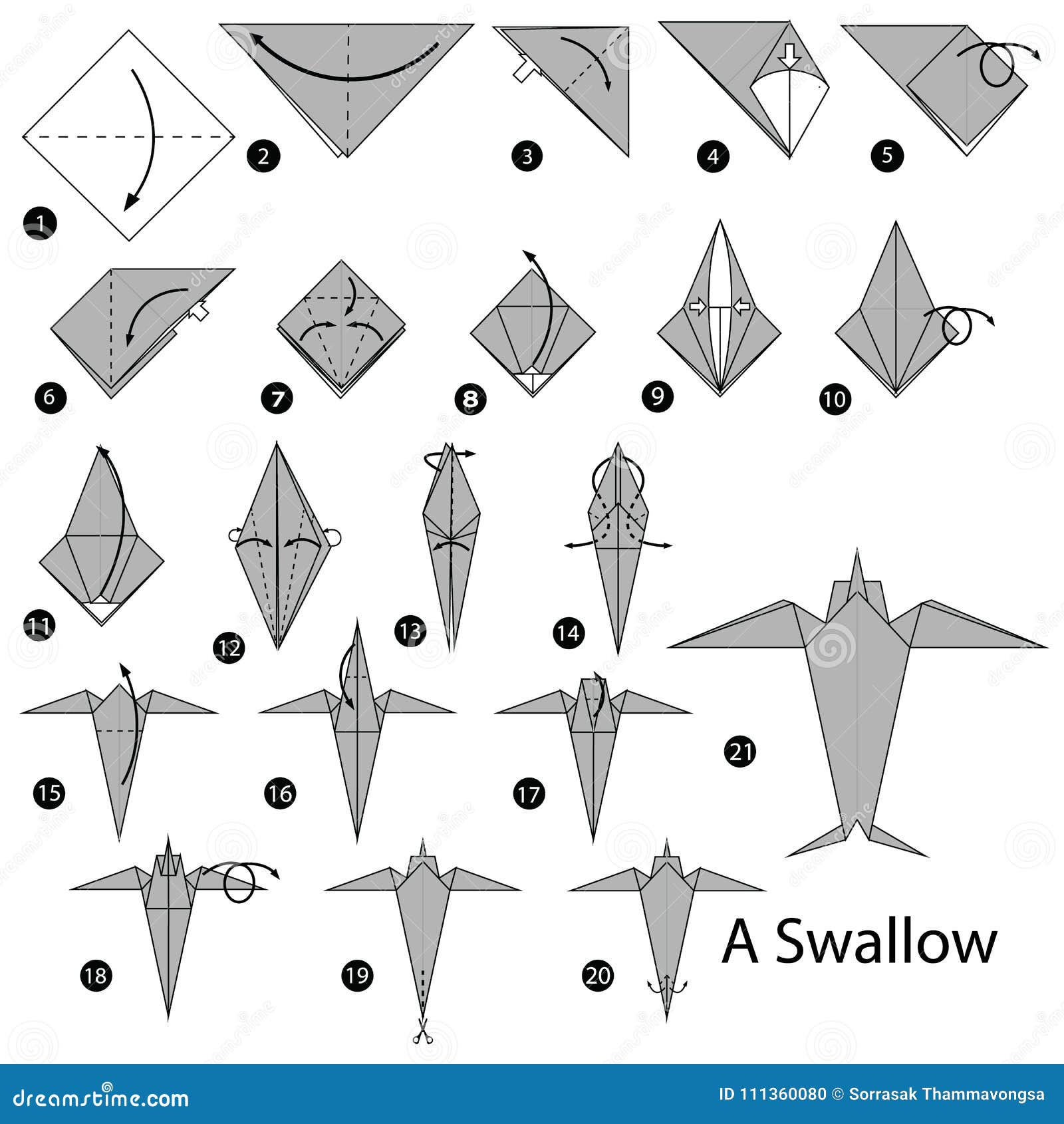 Step Step Instructions How To Make Origami Star Stock Illustrations – 15  Step Step Instructions How To Make Origami Star Stock Illustrations,  Vectors & Clipart - Dreamstime