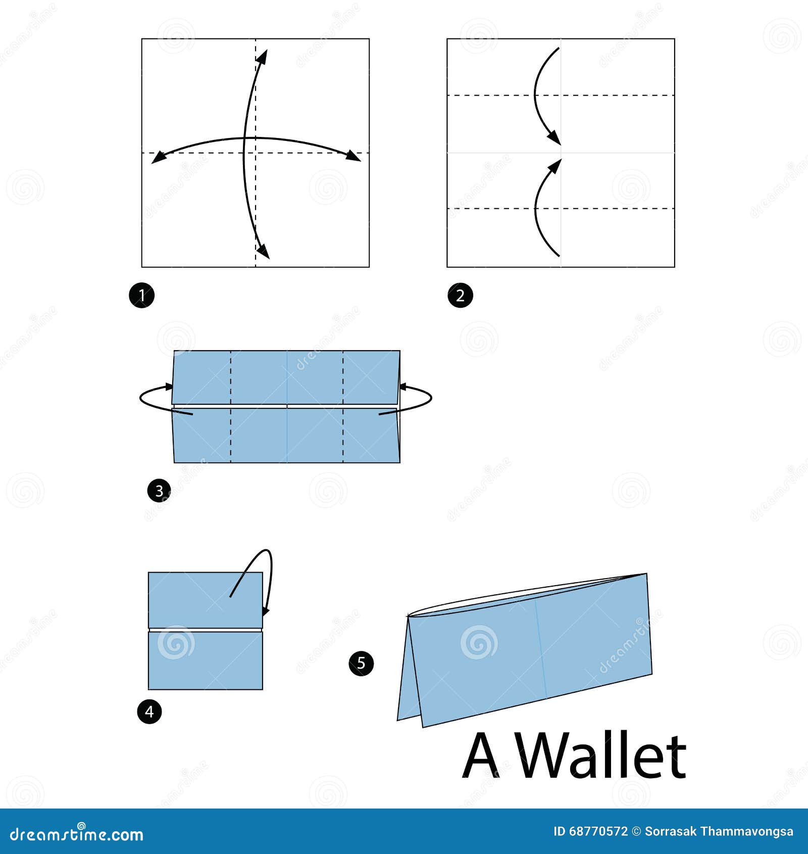 All 98+ Images how to make a paper wallet step by step Excellent