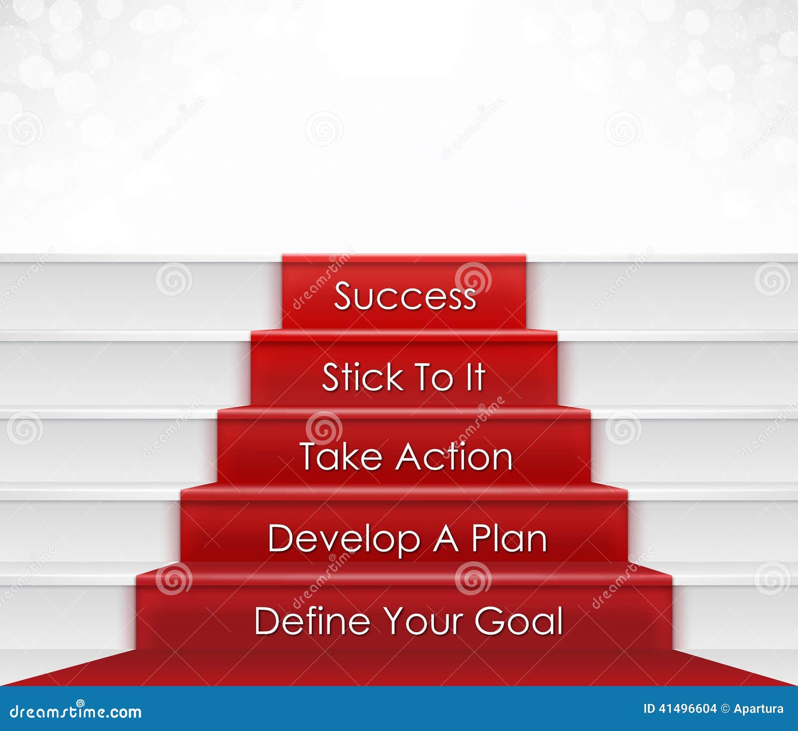 Steps To Success Stock Illustration Image Of Circle 28729255