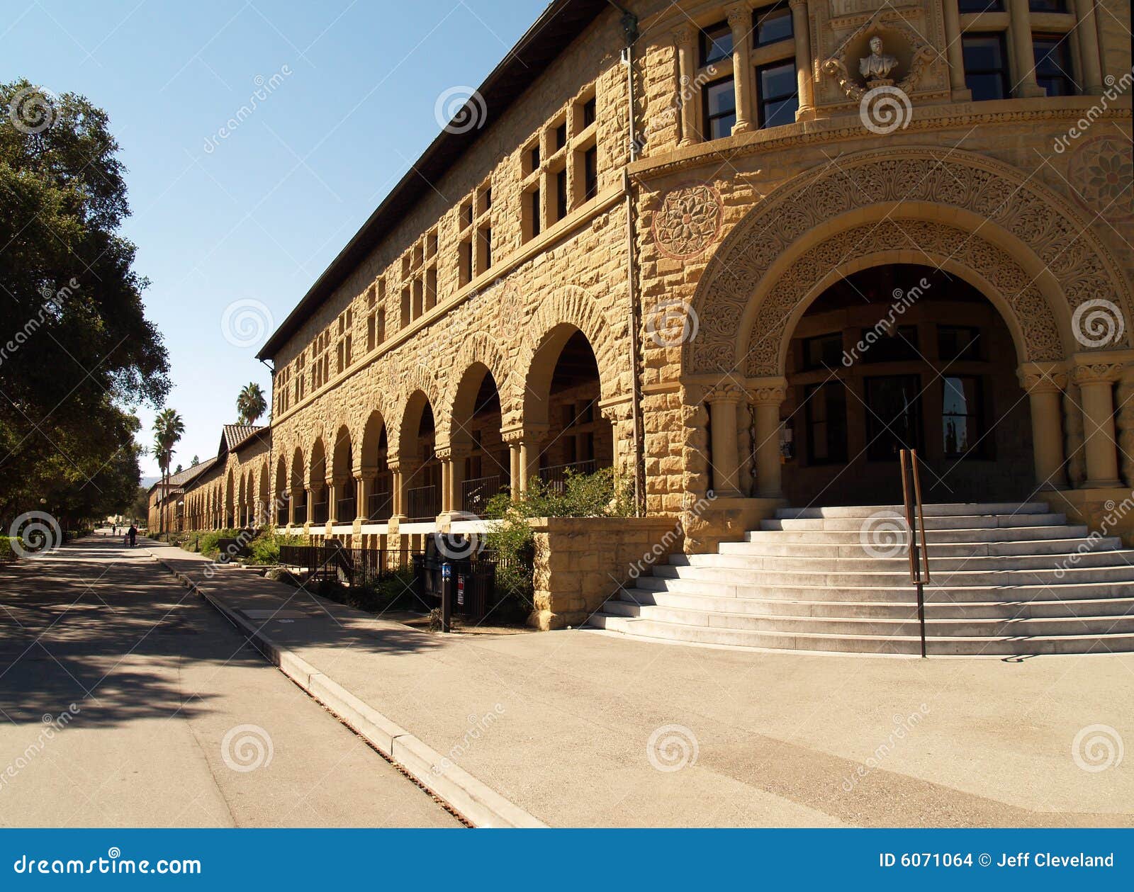 Steps and Arches Exterior Building College Campus Stock Photo Image of street, college 6071064