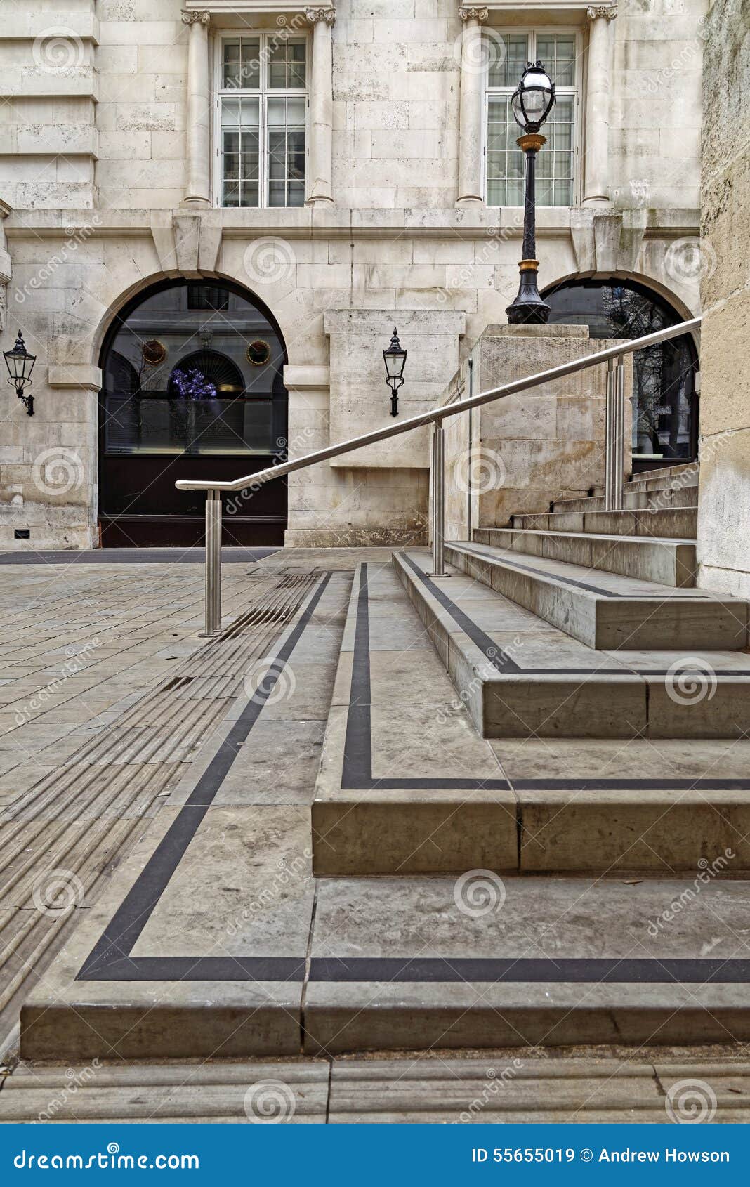 steps and handrail