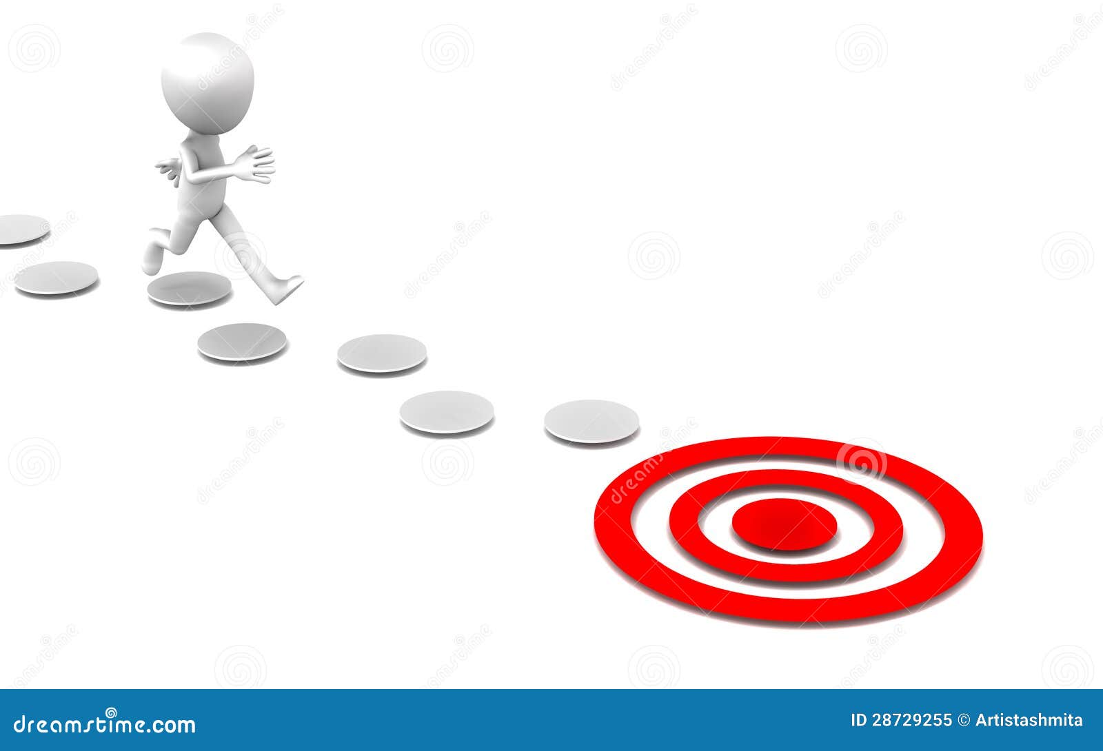 Steps To Success Stock Illustration Image Of Circle 28729255