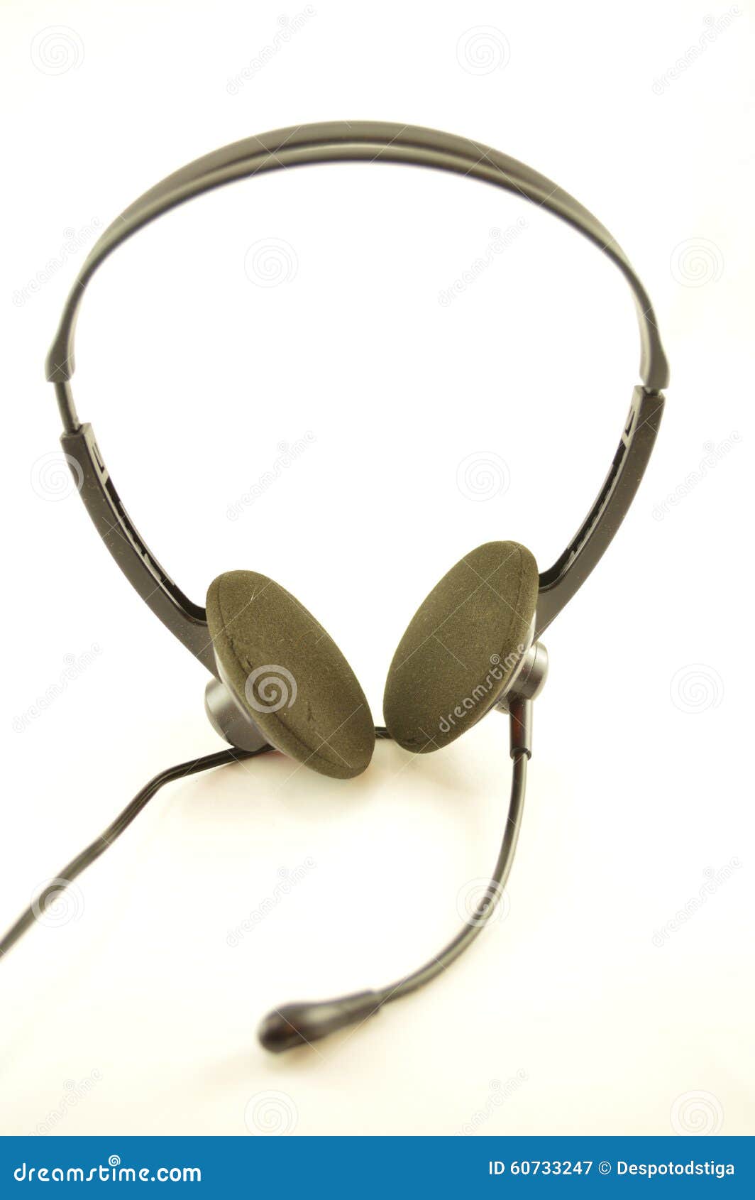 Stereo headphones stock image. Image of electricity, macro 60733247