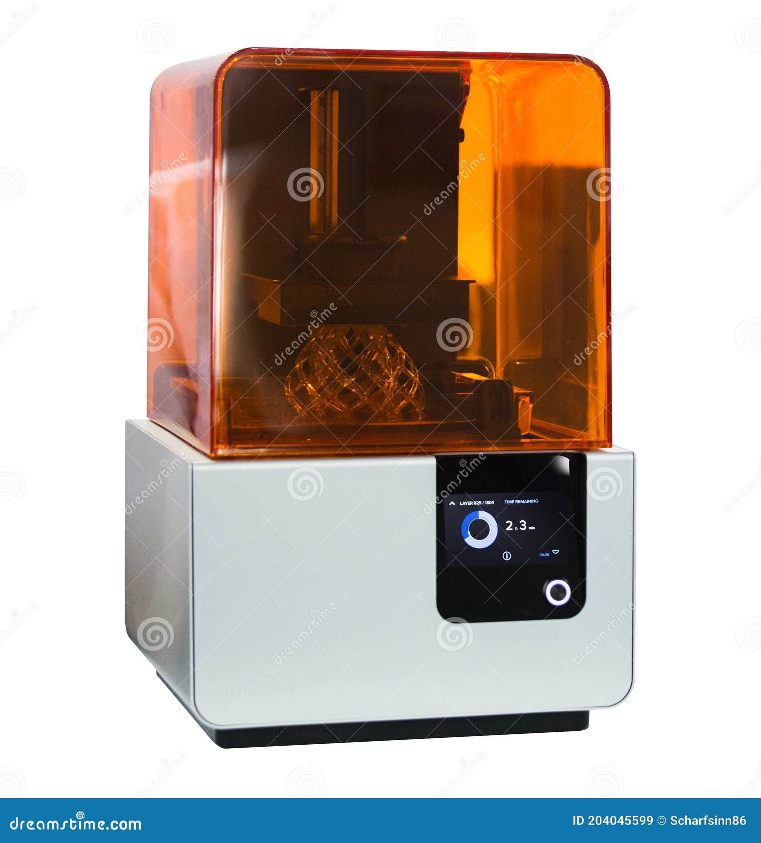 Stereolithography 3d Printer Stock Image Image of liquid, machinery